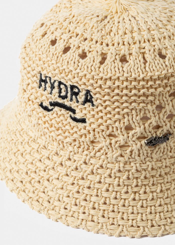 Beige "Hydra" Knitted Bucket Hat - Image 3