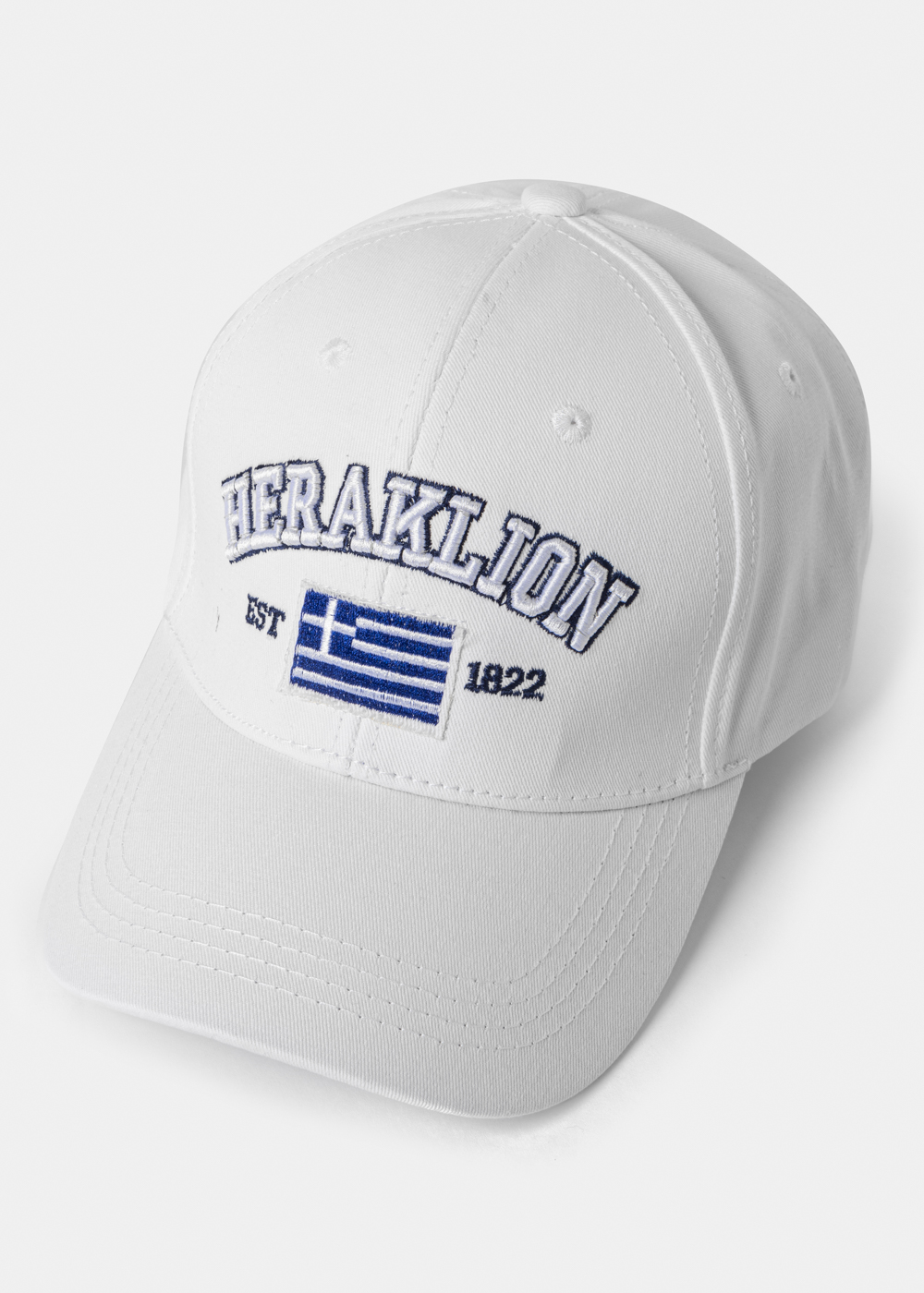 Heraklion White w/ Greek Flag 2 Heraklion White w/ Greek Flag 2 - Image 1