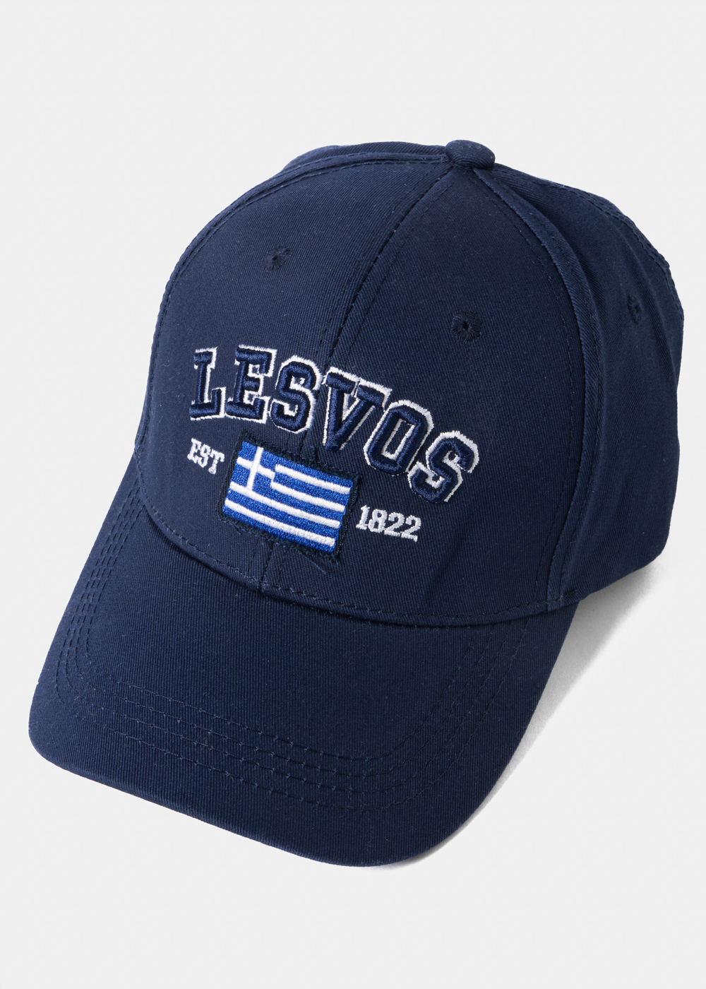 Lesvos Navy Blue w/ Greek Flag 2 Lesvos Navy Blue w/ Greek Flag 2 - Image 1