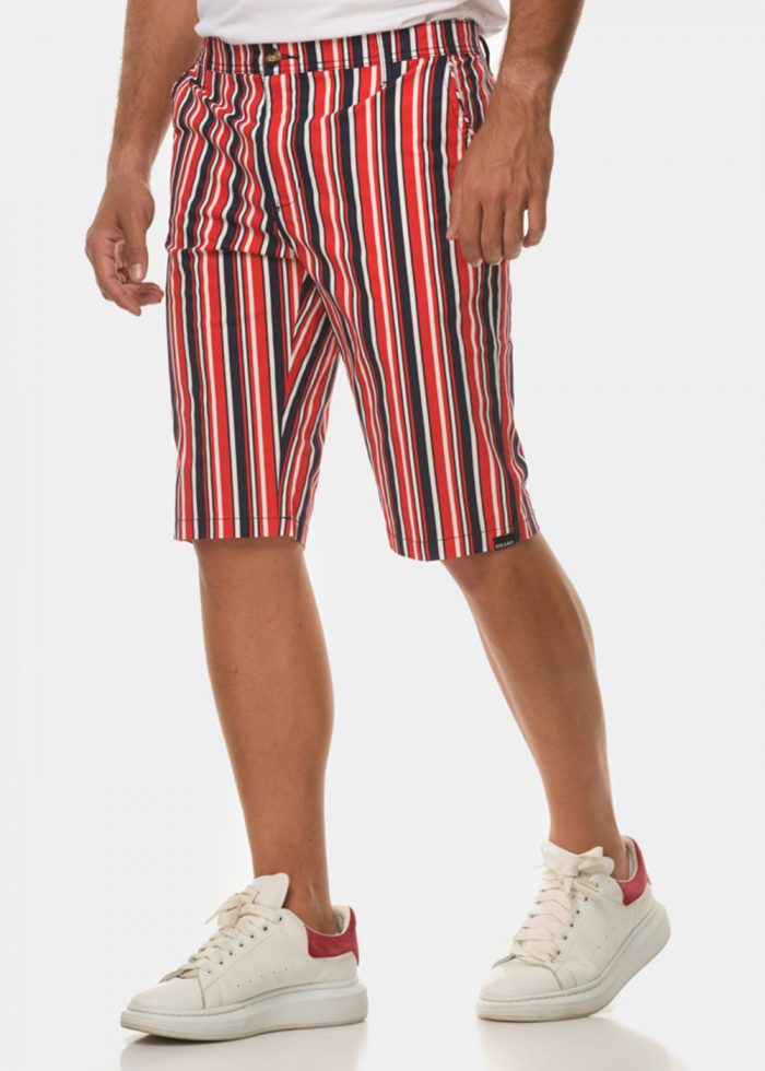 Red & Blue 3 Colour Stripes - Image 2