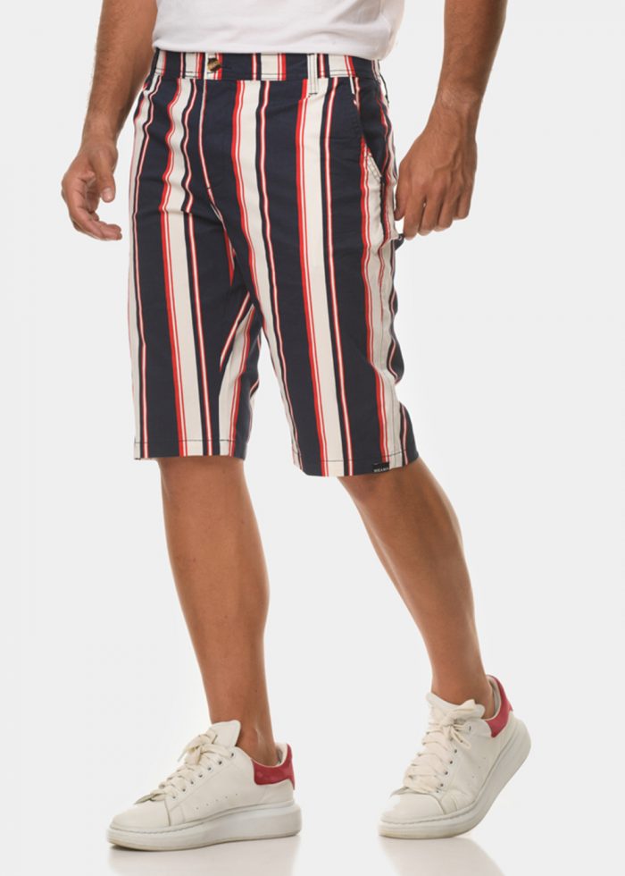 Navy blue mixed stripes - Image 2