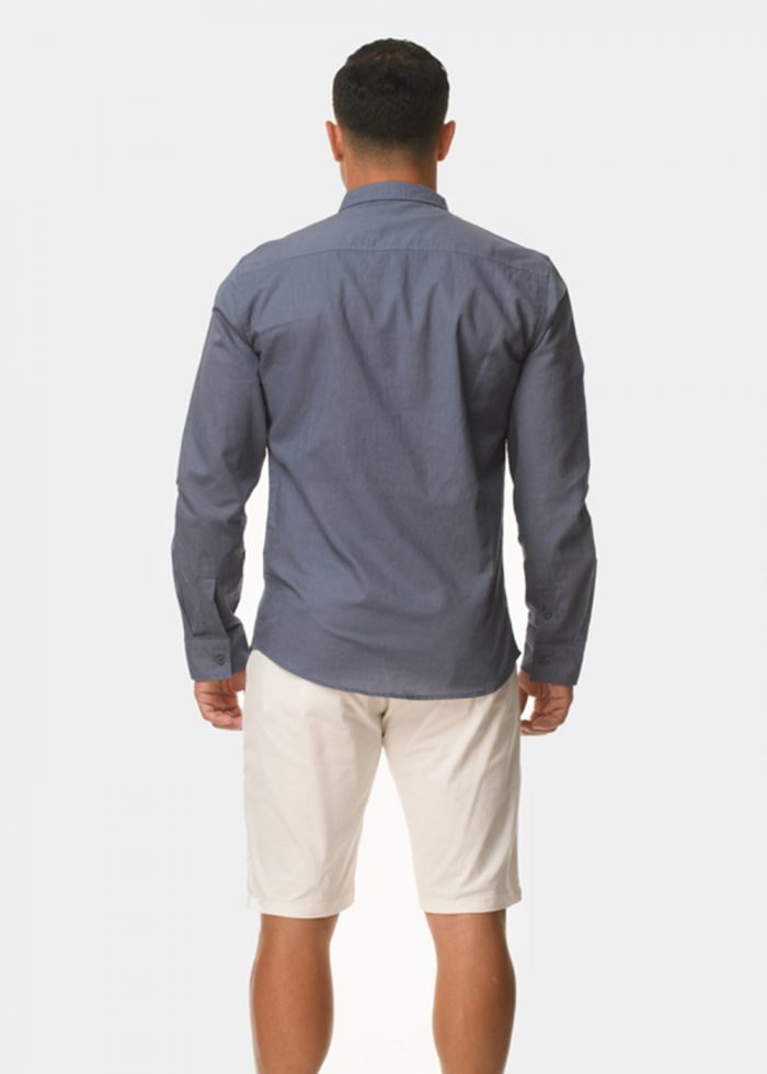 Sixty linen blue grey - Image 3