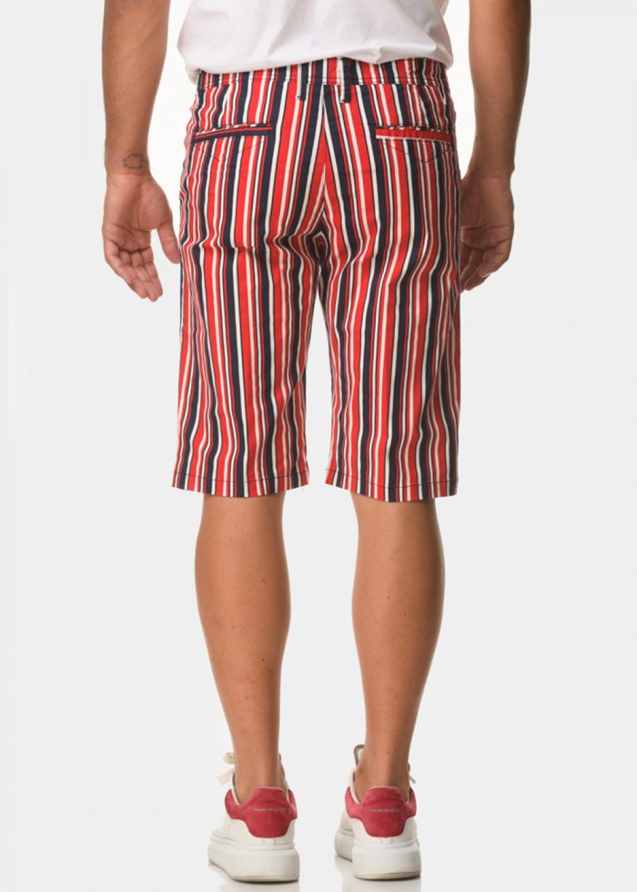 Red & Blue 3 Colour Stripes - Image 3