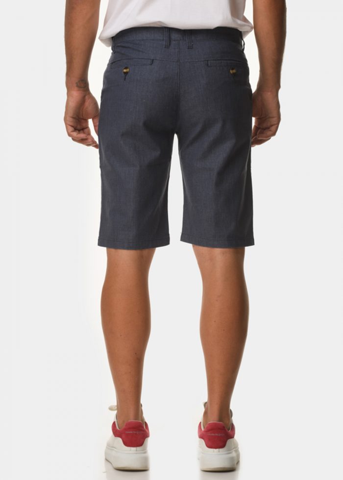 Linen navy blue - Image 3