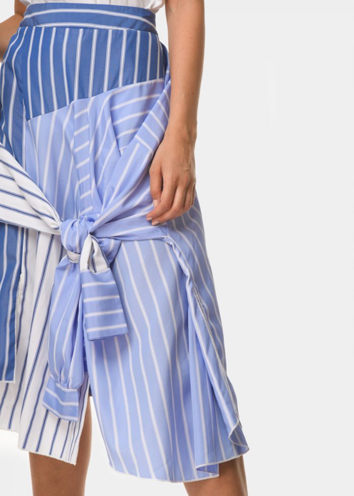 Striped shirt style skirt - Image 4