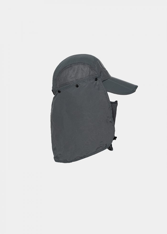 Grey active jockey with neck protector - Image 2