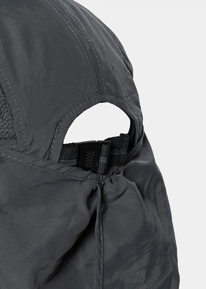 Grey active jockey with neck protector - Image 3