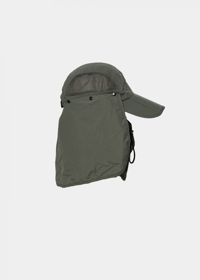 Olive active jockey with neck protector - Image 2