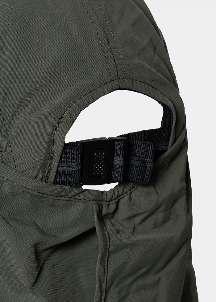 Olive active jockey with neck protector - Image 3