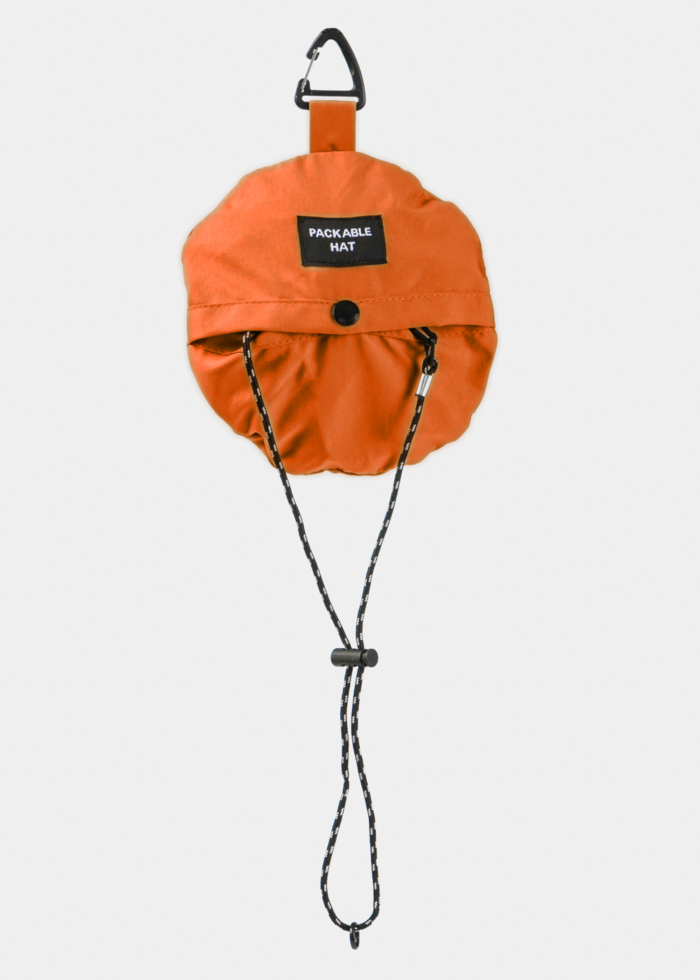 Orange Active Packable Bucket Hat - Image 4