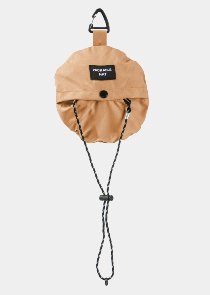 Beige Active Packable Bucket Hat - Image 4