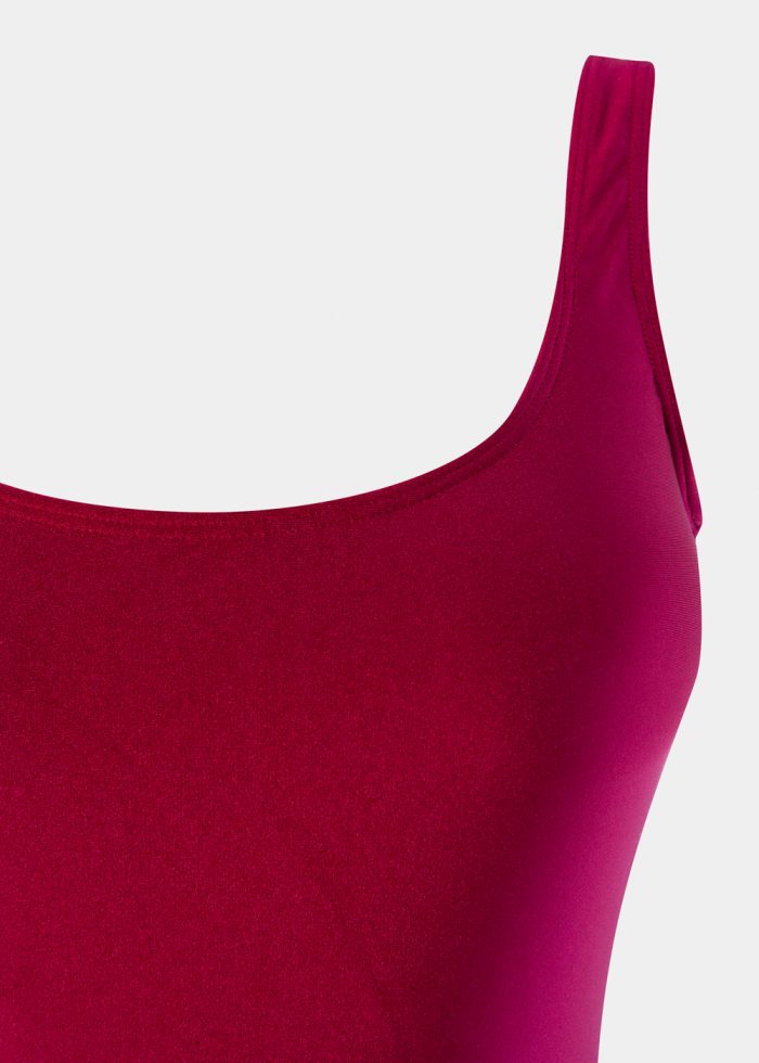 Low Back One Piece Swimwear - Dacron Plum - Image 3