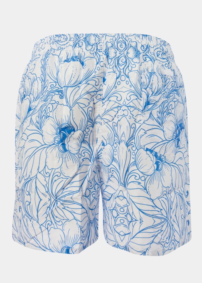 Blue Flowers Classic Men Swimwear - Image 2