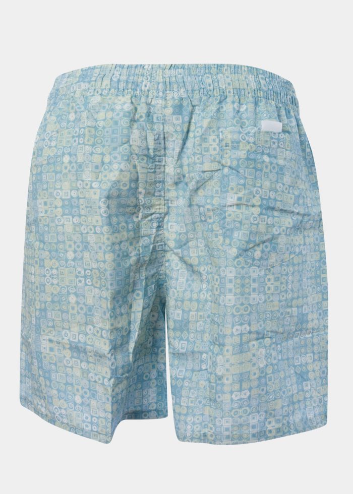 Blue Shapes Classic Men Swimwear - Image 2