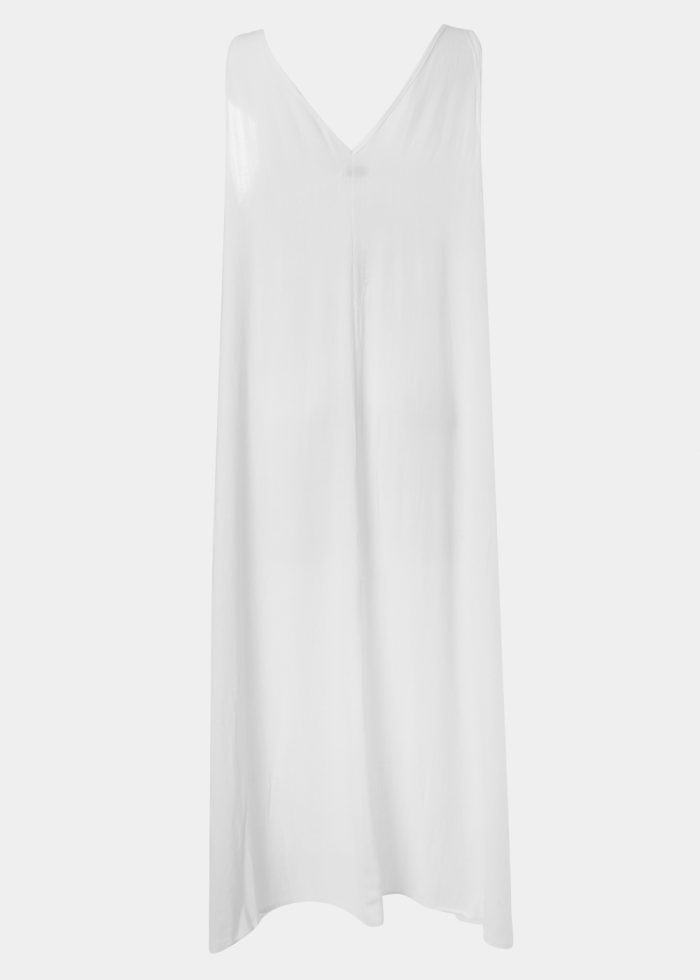 A-Line White Jute Dress - Image 2