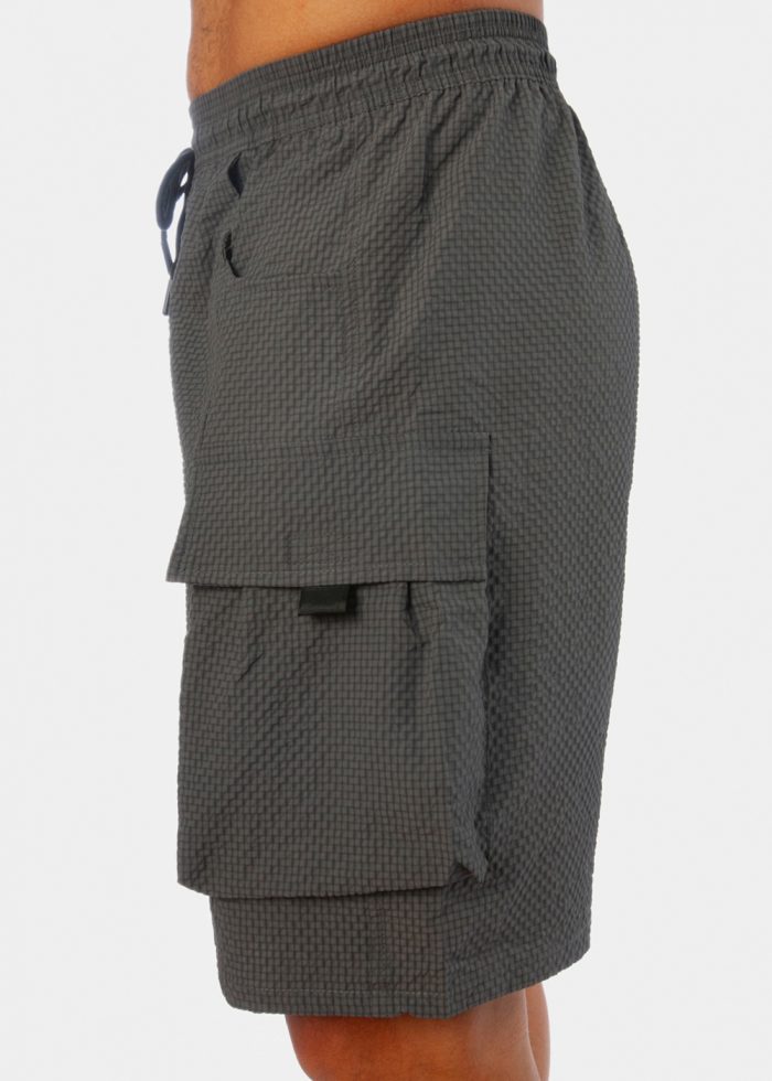 Grey Coolwear Cargo Shorts - Image 3