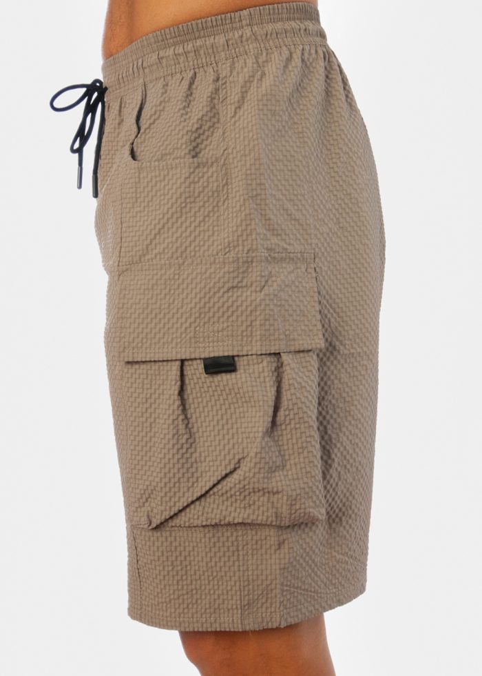 Beige Coolwear Cargo Shorts - Image 3