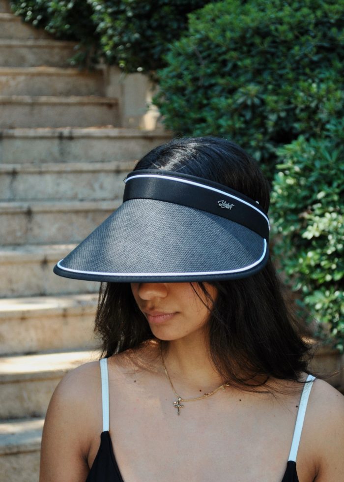 Black Headband w/ Elastic closing & UV Protection Frame - Image 2