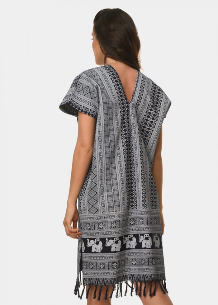 Boho caftan with elephants - Image 3
