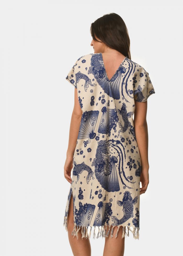 Boho caftan with fishes - Image 3