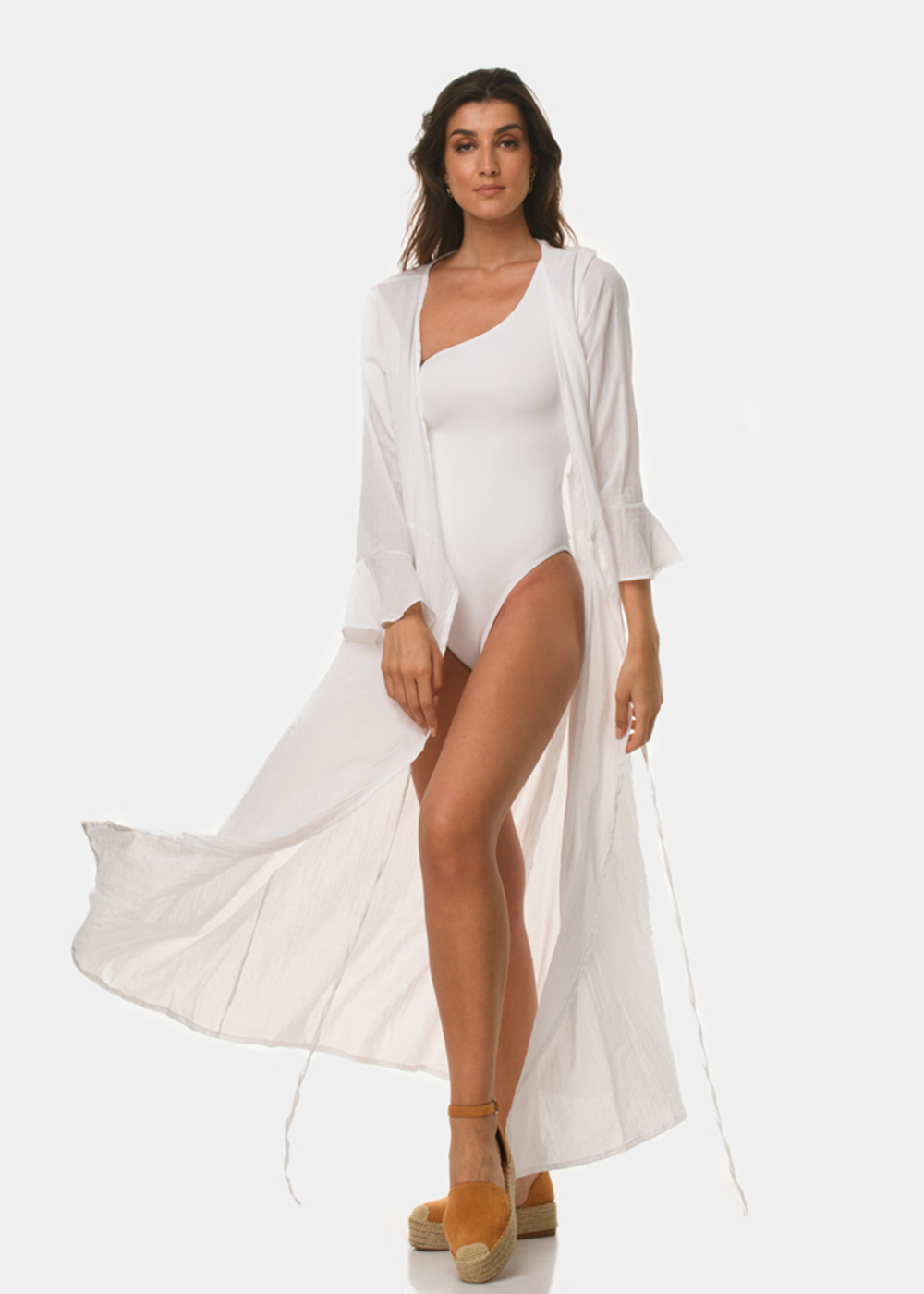 White cotton caftan White cotton caftan - Image 1