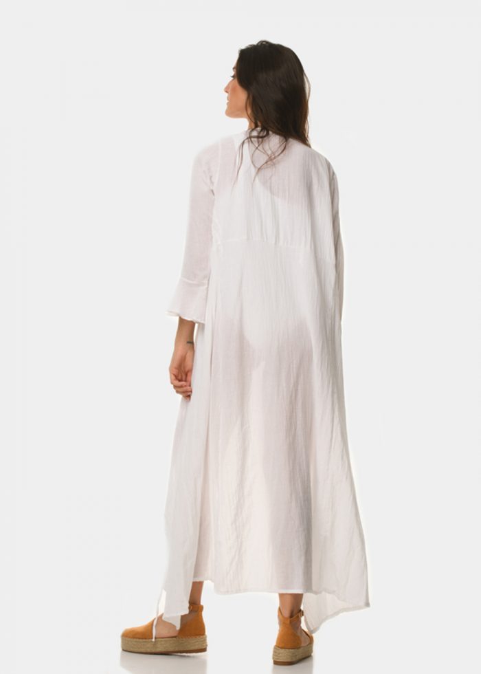White cotton caftan - Image 3