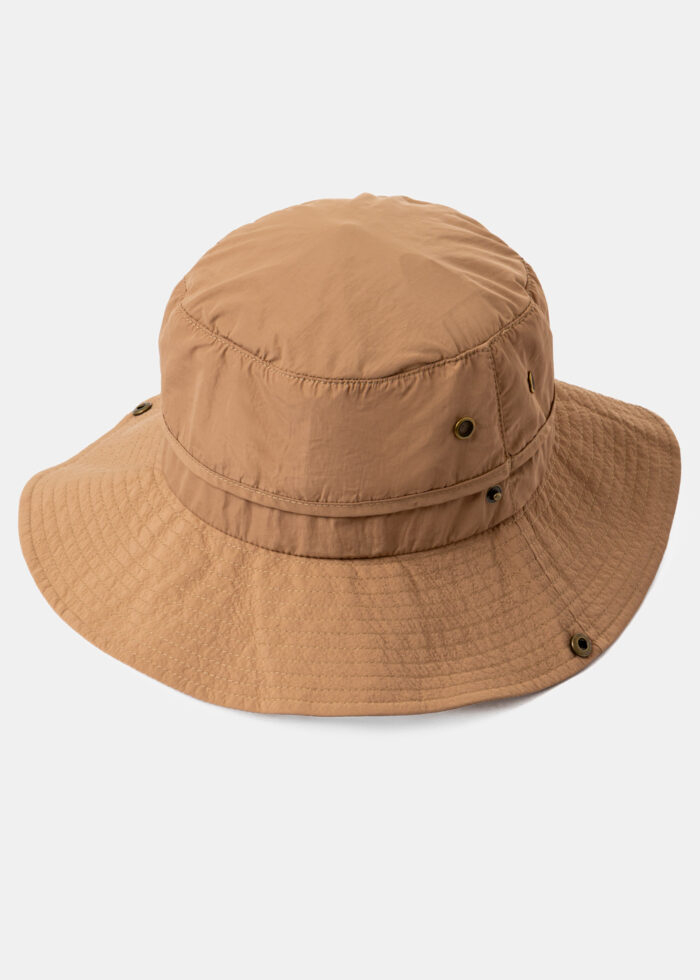 Beige Active Packable Bucket Hat - Image 2