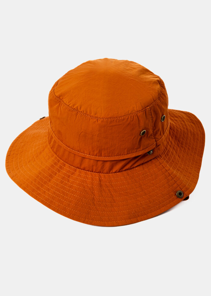 Orange Active Packable Bucket Hat - Image 2