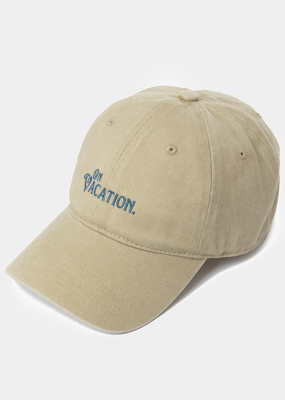 G28A6040 copy Khaki Jockey w/ "On Vacation" Embroidery - Image 1
