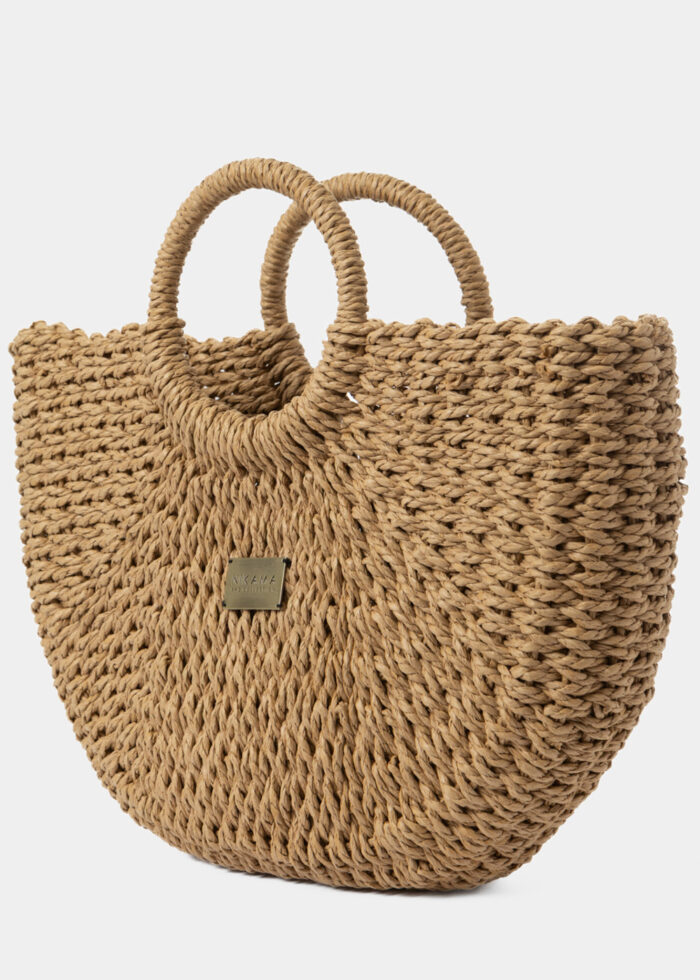 Brown Knitted Bag - Image 2