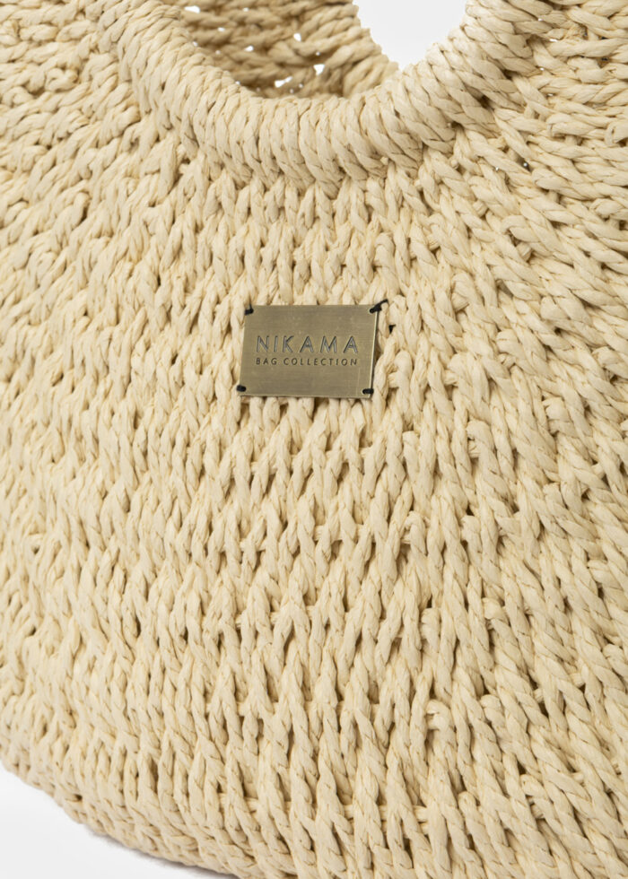 Beige Knitted Bag - Image 3
