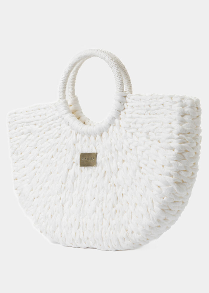 White Knitted Bag - Image 2