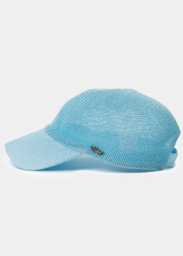 Light Blue Straw Knitted Jokey - Image 2