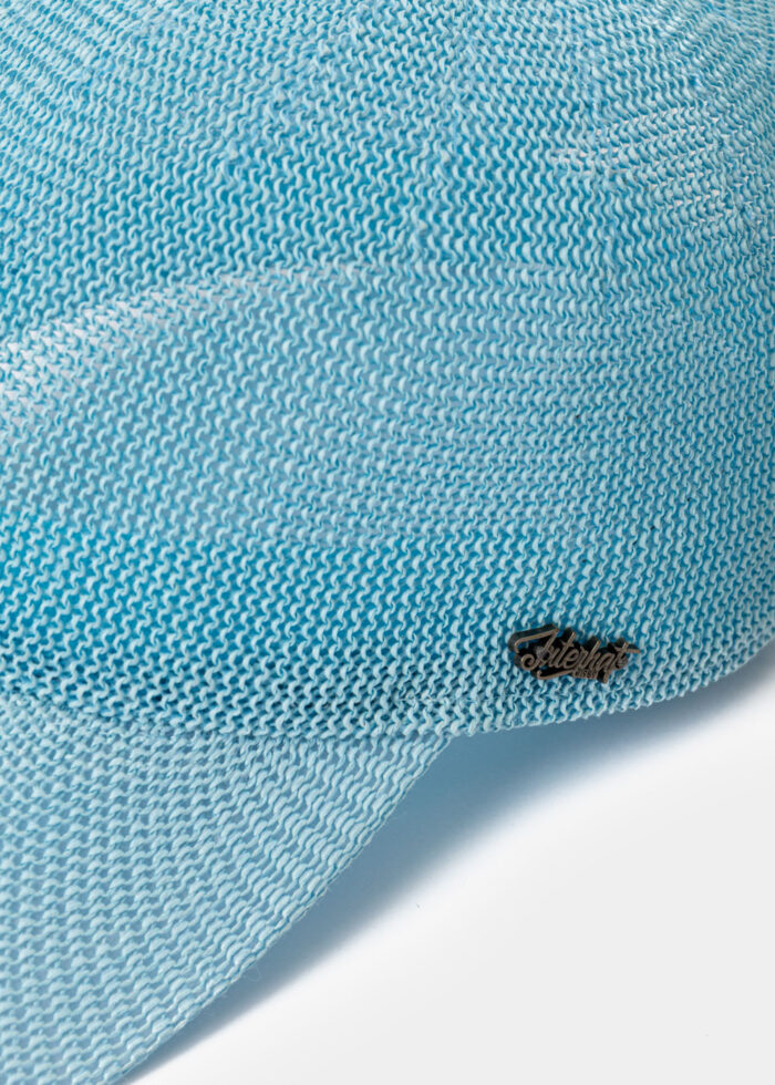 Light Blue Straw Knitted Jokey - Image 3