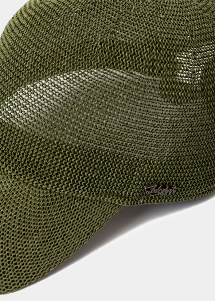 Dark Green Straw Knitted Jokey - Image 3