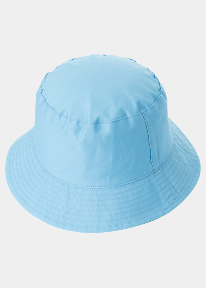 Double-Faced Bucket Hat Evil Eyes & Light Blue - Image 2