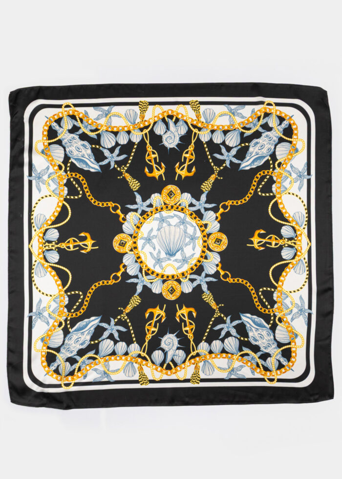 Seashells Satin Scarf - Image 3