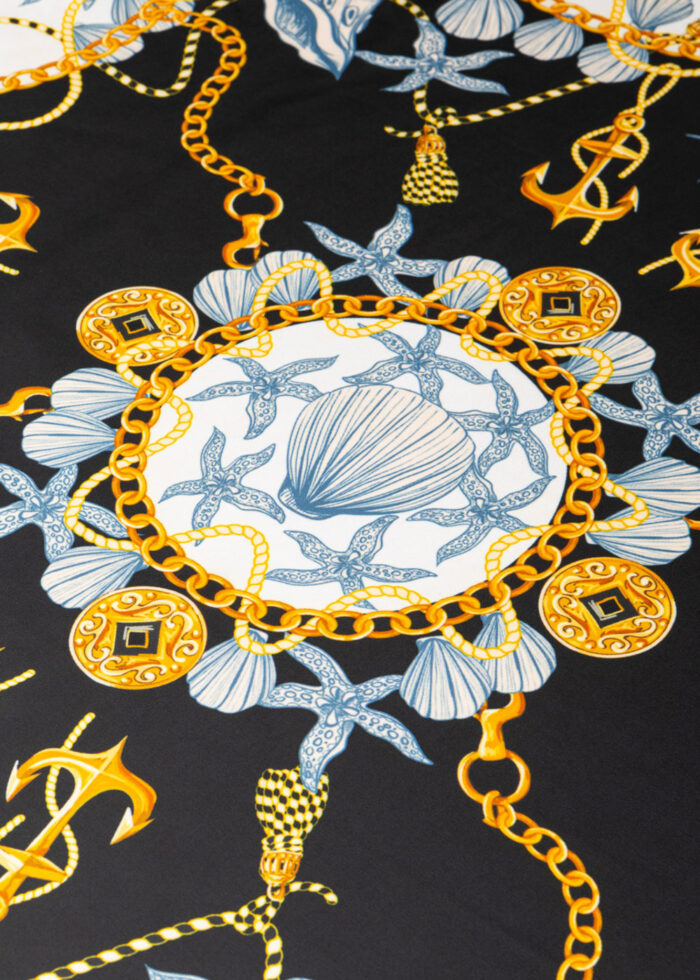 Seashells Satin Scarf - Image 2