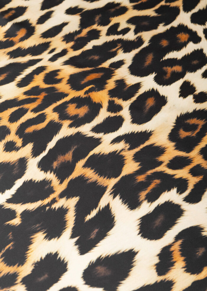 Leopard Satin Scarf - Image 2