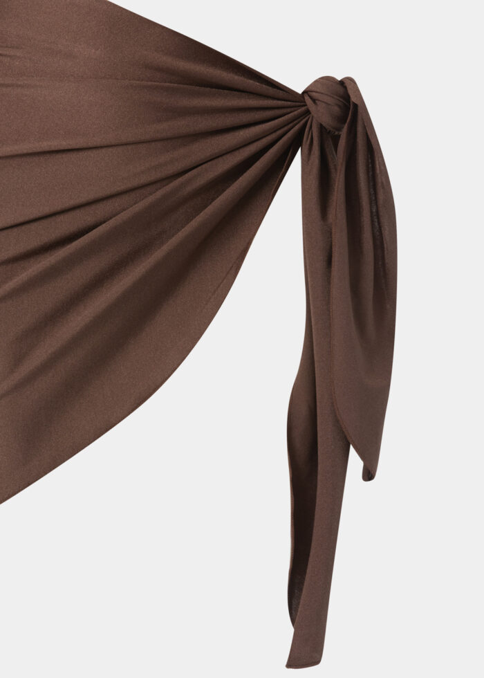 Dark Chocolate Dacron Mini Pareo - Image 2