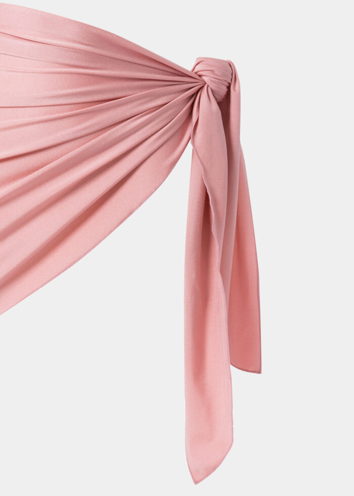 Puce Dacron Mini Pareo - Image 2