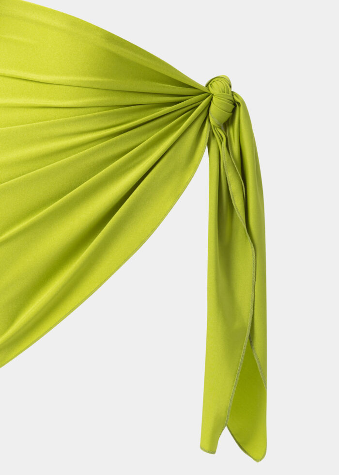 Lime Dacron Mini Pareo - Image 2