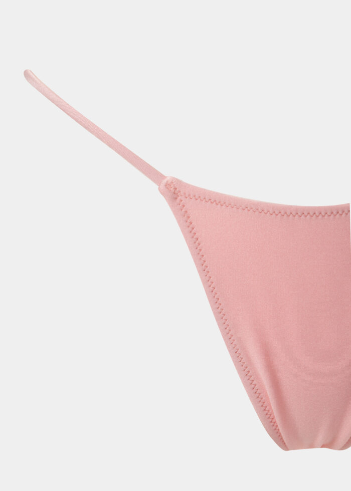 Ibiza Bikini Bottom - Pink Dacron - Image 3