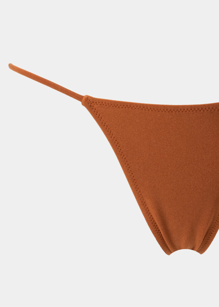 Ibiza Bikini Bottom - Terracotta Dacron - Image 3