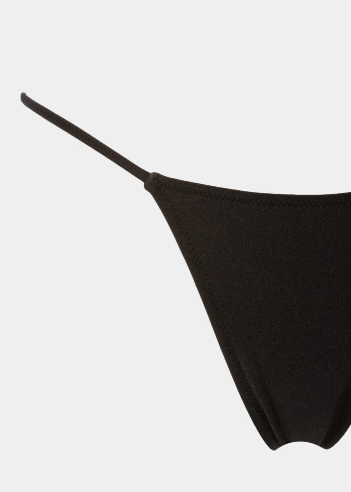 Ibiza Bikini Bottom - Black Dacron - Image 3