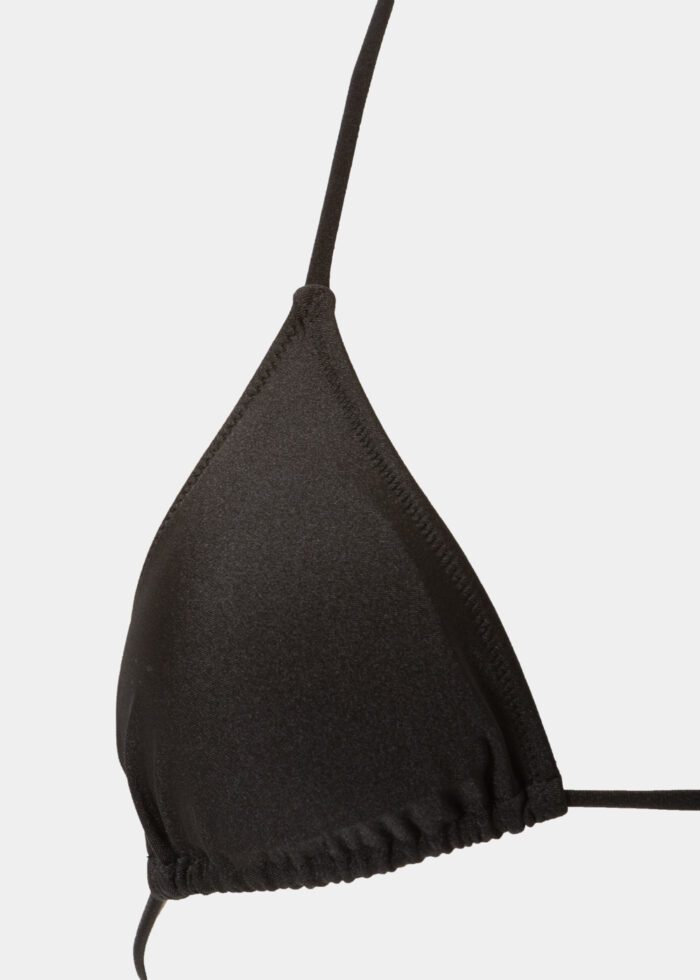 Ibiza Bikini Top - Black Dacron - Image 2