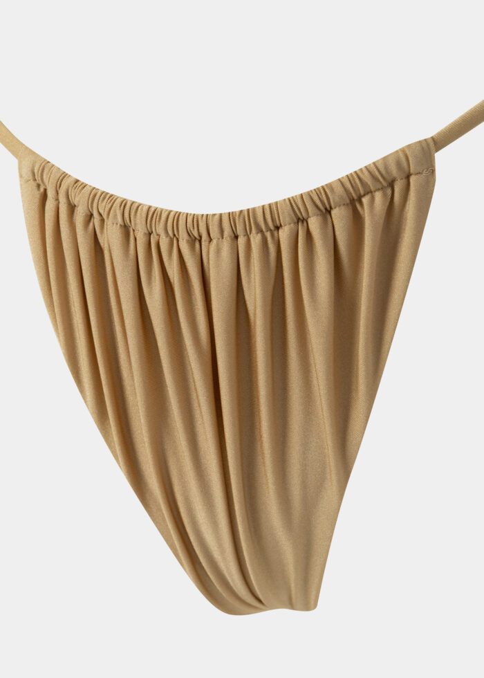 Barbados Bikini Bottom - Sand Dacron - Image 3