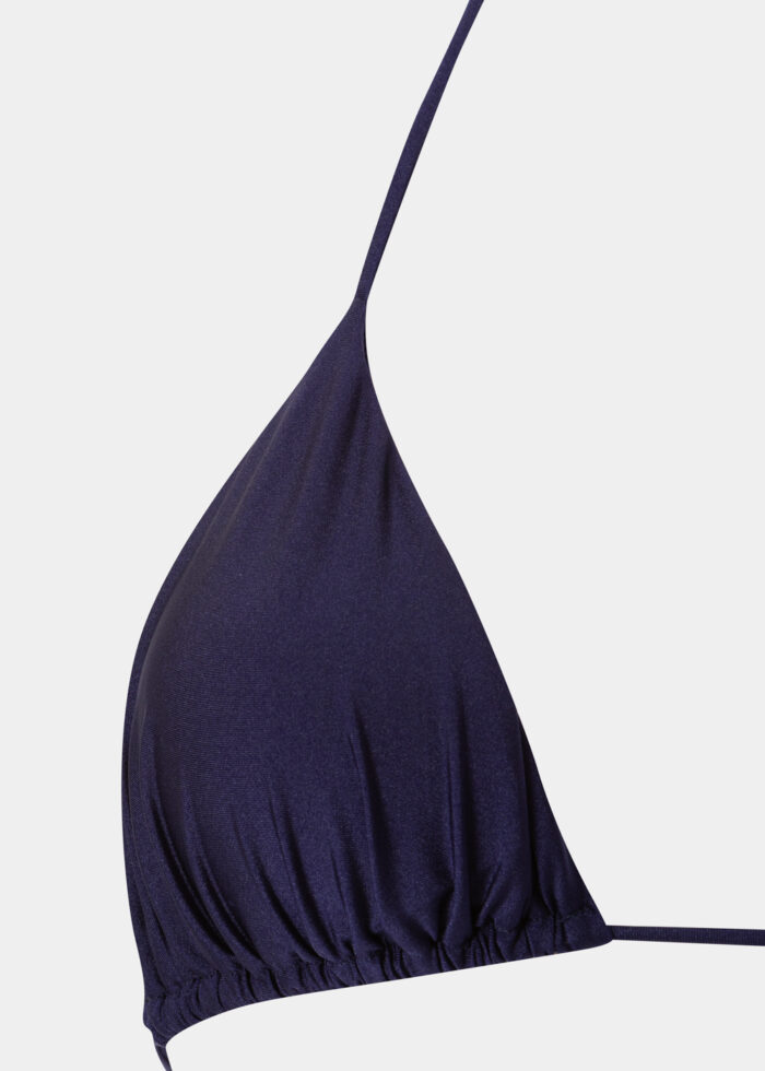 Barbados Bikini Top - Navy Blue Dacron - Image 2