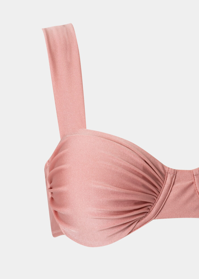 Tulum Bikini Top - Puce Pink Dacron - Image 2