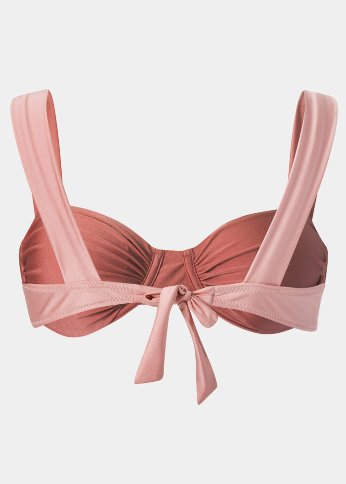 Tulum Bikini Top - Puce Pink Dacron - Image 3